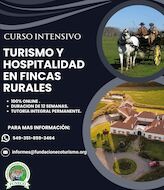 Curso intensivo sobre turismo y hospitalidad en fincas y estancias de zonas rurales