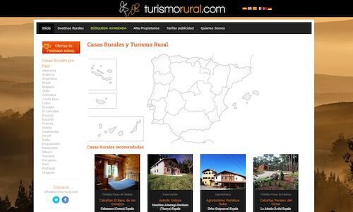 TurismoRuralcom plataforma digital ms antigua del sector del turismo rural
