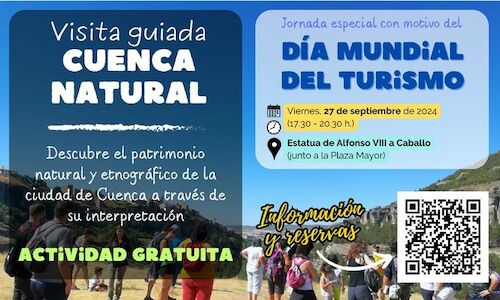 Visita Guiada Cuenca Natural por el Da Mundial del Turismo el 27 de septiembre