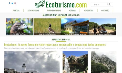 Ecoturismocom estrena versin online para convertirse en referencia del sector