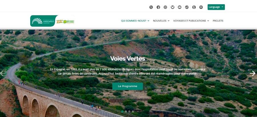 La web de las Vas Verdes ya est disponible en ingls y francs