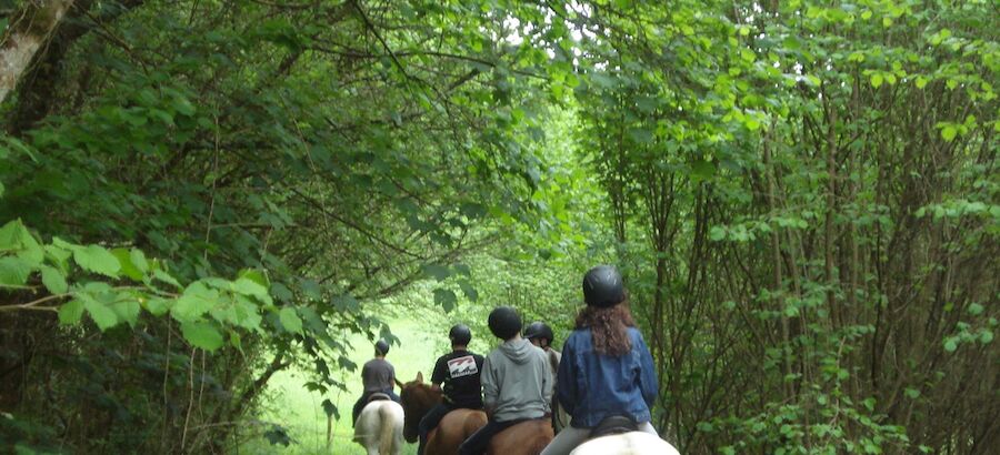 Paseo en caballo ecoturismo en primavera 2022