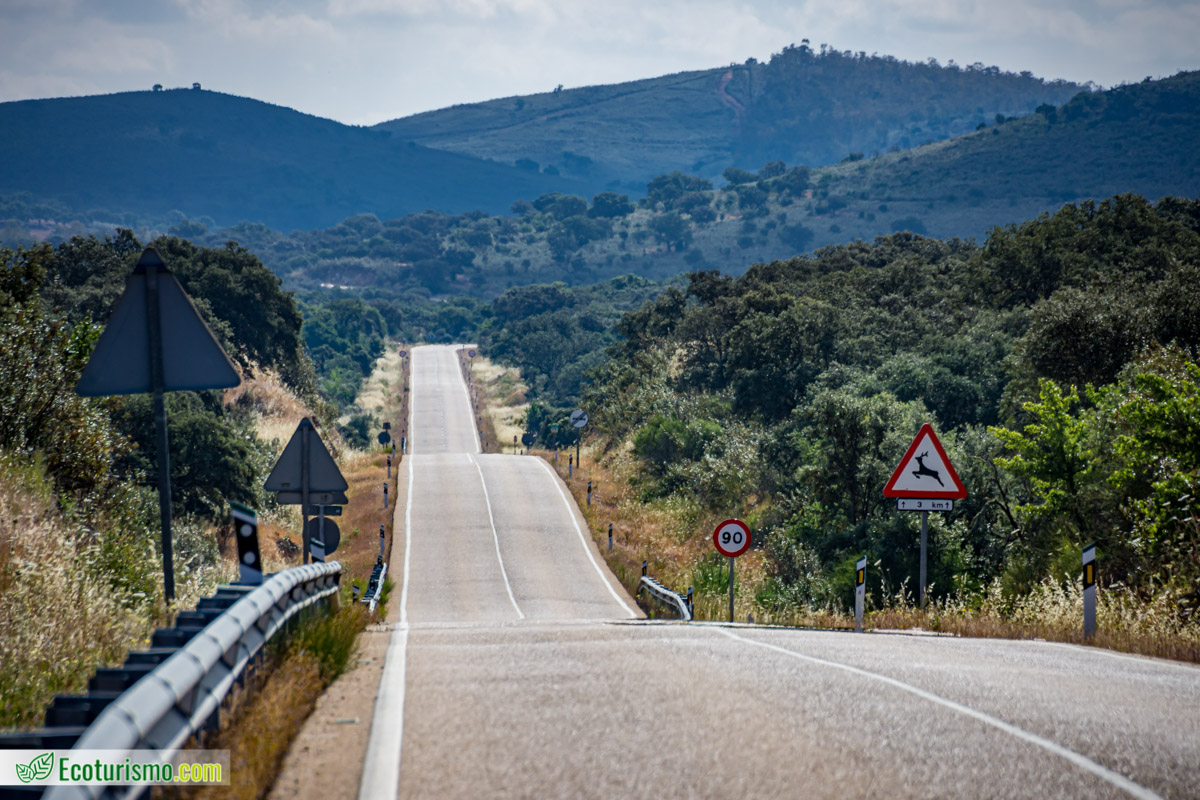 Carretera paisajística Extremadura